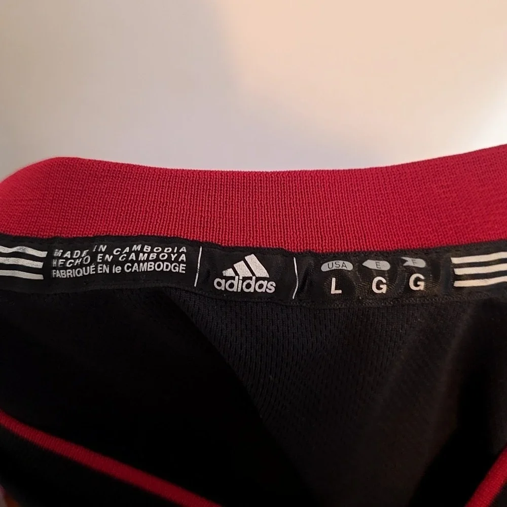 Adidas Miami Heat #6 Labron James Jersey‎ Black Red NBA Youth L BBall Fan gear